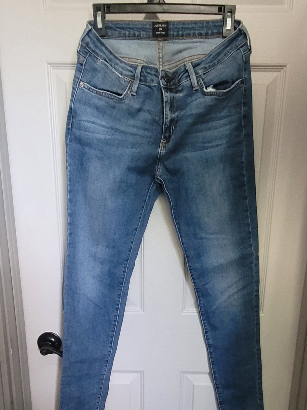 Women's "Just Black" Slim Fit Jeans - Size 30